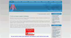 Desktop Screenshot of aja-networkservices.co.uk